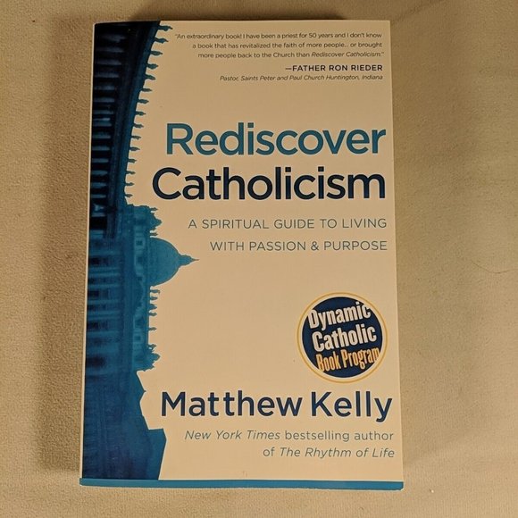 Rediscover Catholicism Matthew Kelly Paperback Book Spiritual Guide to Living - Picture 1 of 16